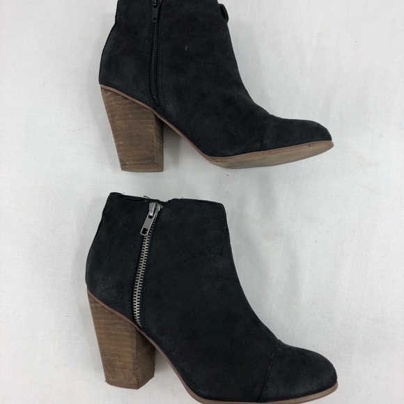 Carlos Santana black velour boots - Picture 3 of 7